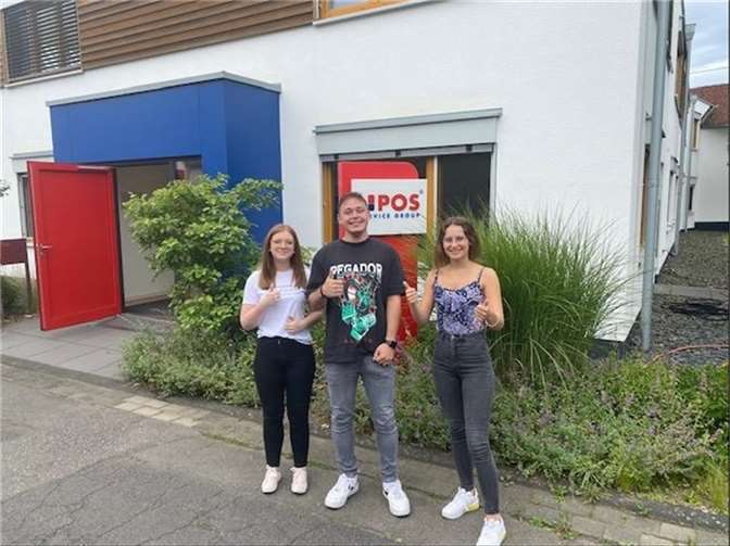 Lina Harder, Leonie Kallmes und Sven Lehnert haben ihre Ausbildung beendet. Foto: privat