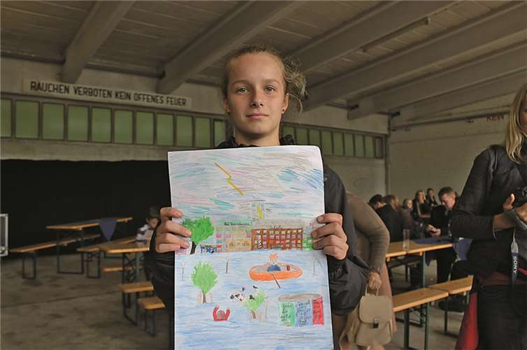 Lina Langen aus Sinzig skizziert ein reales Bild der Flutkatastrophe im Osten- und Südosten Deutschlands.