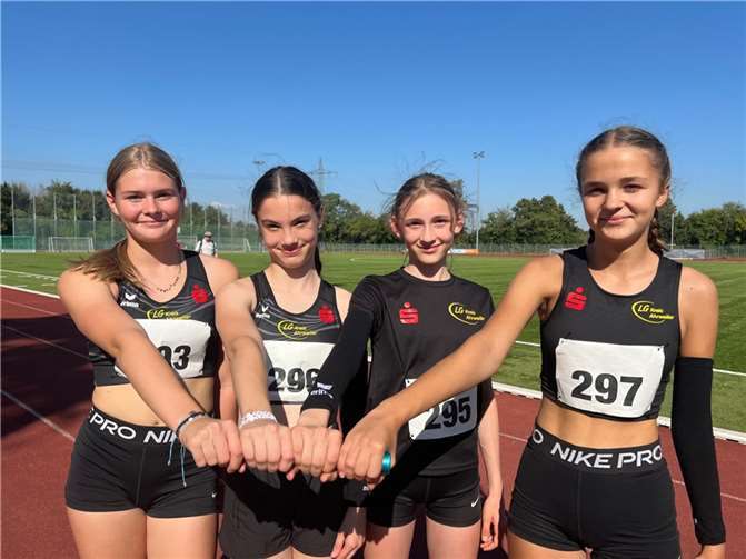 Lina Näkel, Magdalena Schuh, Johanna Scheufen und Maya Waschulewski (v.l.). Foto: privat