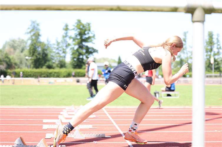 Lina Näkel vom SV Blau-Gelb Dernau. Foto: Jens Fahrenbruch