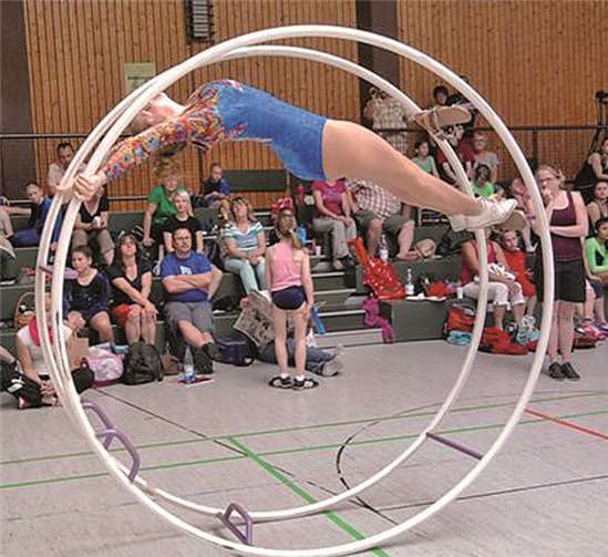 Linda Droll zeigte eine gute Leistung bei den Gaumeisterschaften. privat