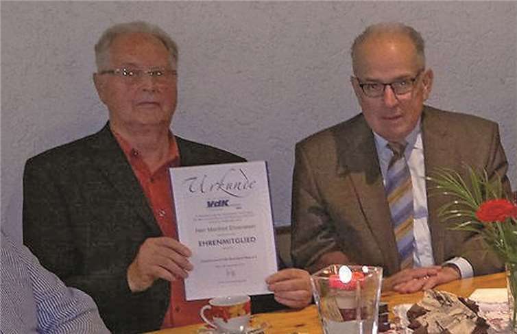 Links Manfred Ehrenstein, rechts Gregor Weiler.Privat