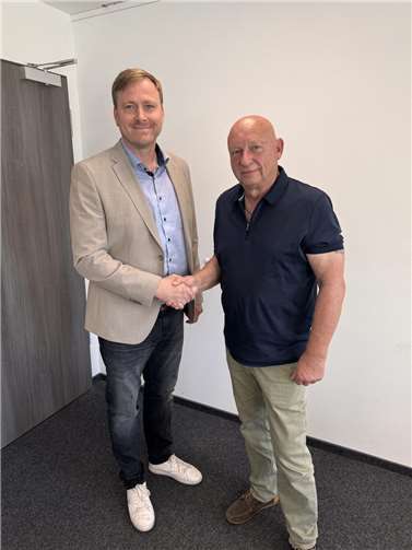 Links: Stefan Pohl, SPD-Bürgermeisterkandidat; rechts: Ralf Diekmann, Fraktionsvorsitzender BfM. Foto: privat