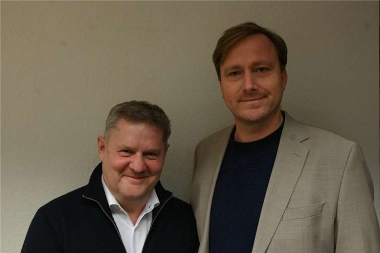 Links: Thomas Wiktorin, rechts: Stefan Pohl. Foto: SPD Meckenheim