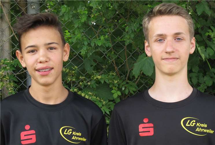 Lino Albrecht und Raphael Jüris (v.l.).  Jüris