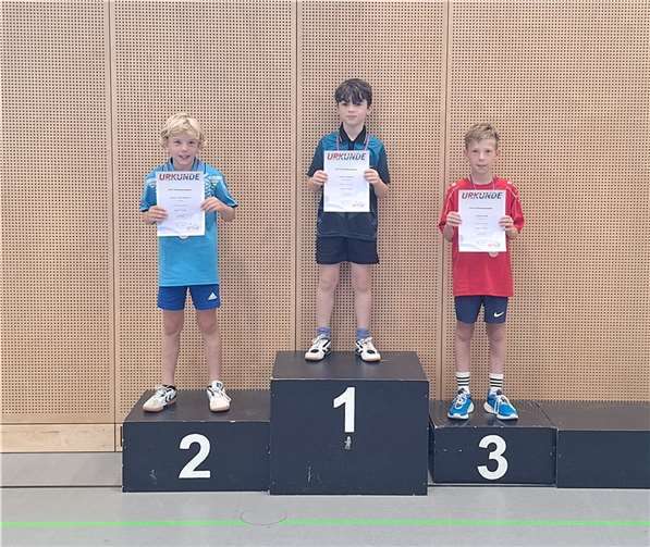 Linus Funk belegte den 3. Platz in der U11. Foto: SC Niederzissen