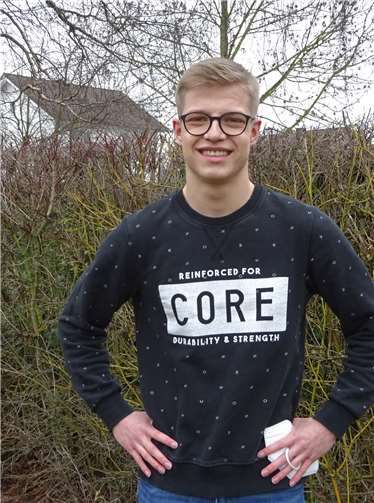 Linus Heuser (18) wollte Erfahrungen in der Arbeit mit Menschen sammlen und entschied sich für einen Freiwilligendienst in den Caritas-Werkstätten Westerwald-Rhein-Lahn in Nauort.