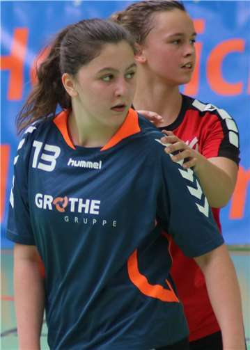 Lisa Schmidt agierte am Kreis sehr effizient. 