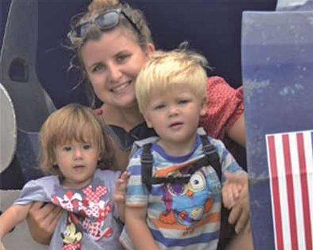 Lisa mit den Kindern ihrer australischen Gastfamilie. privat