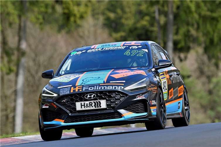 Lokalmatador Daniel Mertens konnte mit dem Hyundai i30N beide Läufe in der Klasse VT2-FWD als Sieger beenden.
