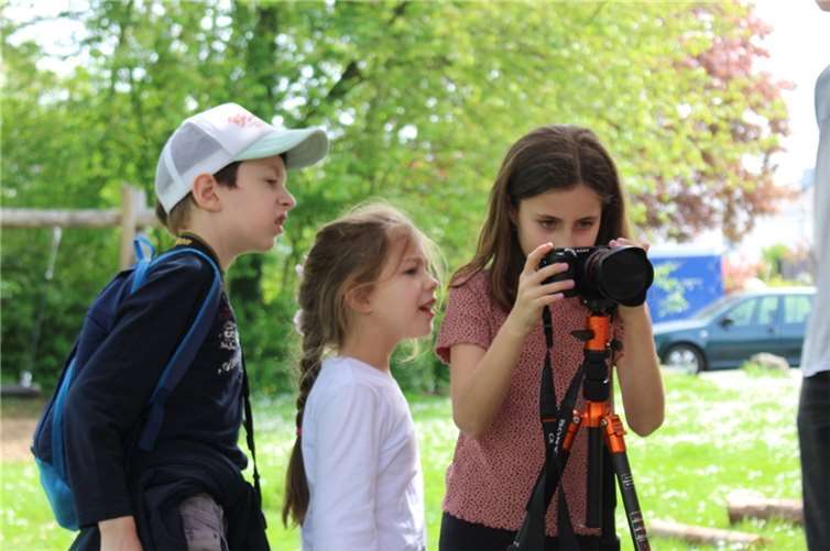 Los ging es mit dem Fotografieren von Blüten.  Foto: privat