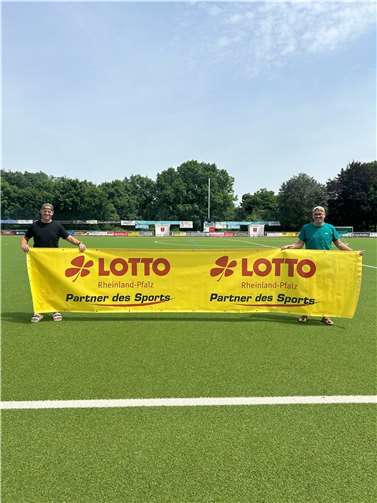 Lotto Rheinland Pfalz ist der neue Premiumsponsor des VfB Linz.  Foto: VfB Linz