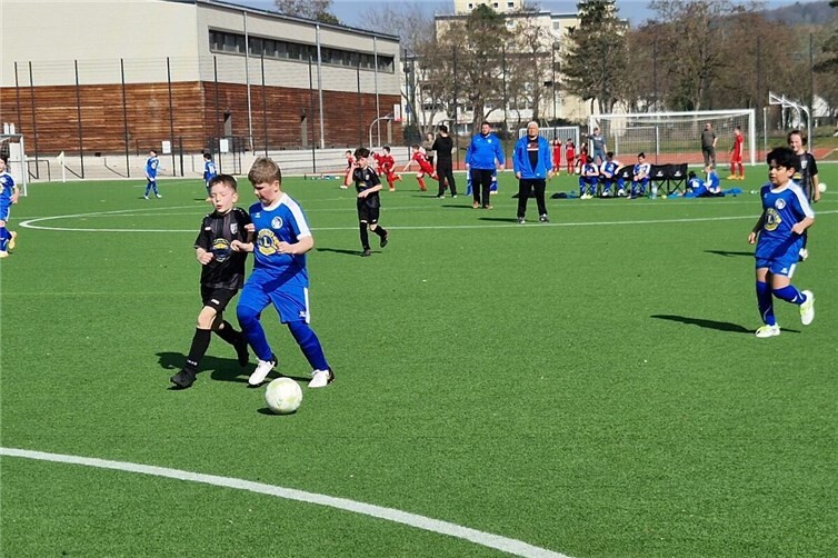 Louis Wolf zeigte hohen Einsatz für seine Farben Blau und Weiß.