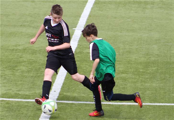 Luca Schlich bei der Defensivarbeit.Fotos: privat