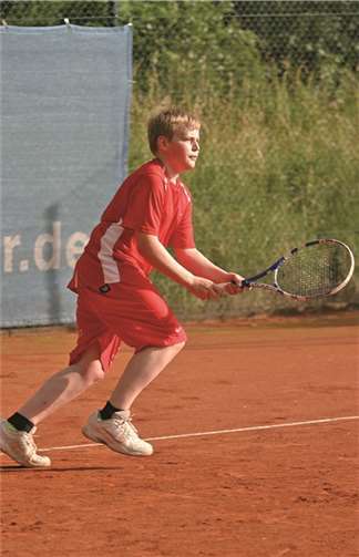 Luca Schwarz zeigte gegen die Mayener Reserve eine starke Partie. privat