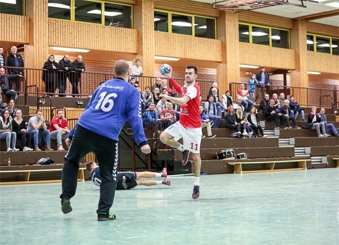Lucas Litzmann beim Torwurf.Privat