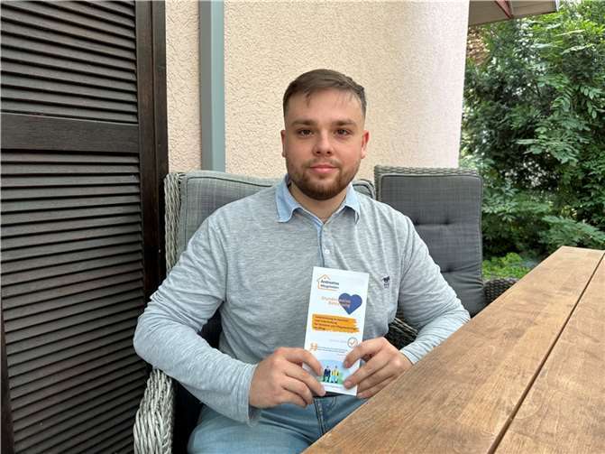 Lucca Andreatta möchte seine Mitmenschen bei alltäglichen Herausforderungen unterstützten.  Foto: ROB