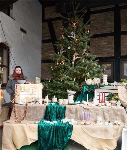 Lucie Riewe bot für eine Freundin vielfältige und originelle Dekoartikel aus Beton, Gips und Terracotta an.