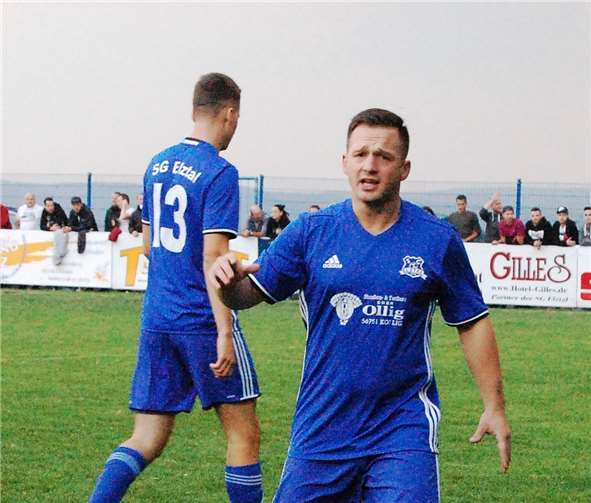 Ludwig Amling führte die SG Elztal als Kapitän aufs Feld. SK