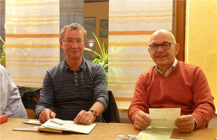 Ludwig Rößing und Dieter Ohm.Rüdiger Grumblat