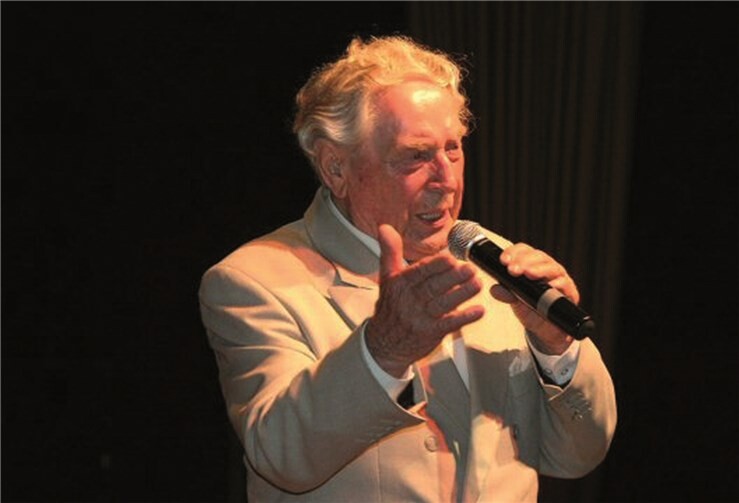 Ludwig Sebus aus Köln wird das Publikum unterhalten. privat