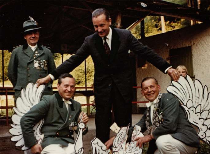 Ludwig zu Sayn-Wittgenstein-Sayn wurde 1960 Schützenkönig. privat