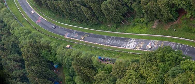 Luftaufnahme der Nordschleife. Foto: ADAC Nordrhein