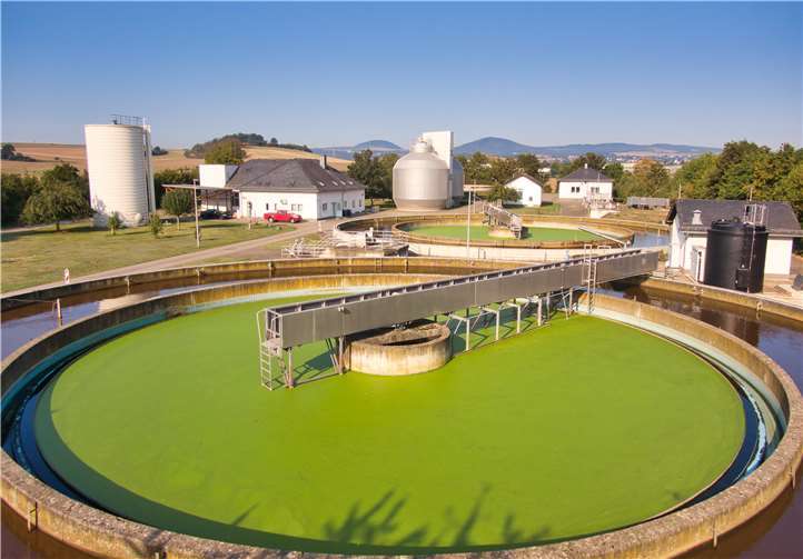 Luftbild der Kläranlage Mendig. Foto: VG Mendig