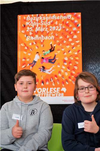 Luis Rossenbach und Konrad Hebeler fahren nun gemeinsam zum NRW-Entscheid im Mai.