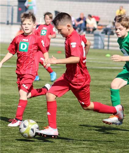 Luis auf dem Weg zum gegnerischen Tor.