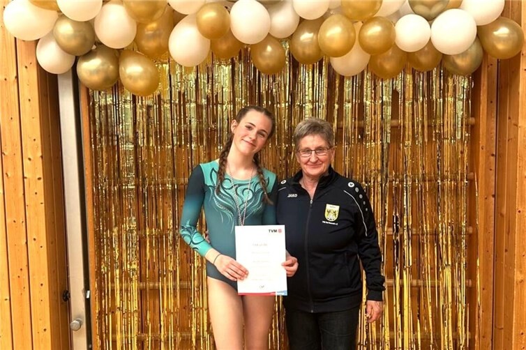 Luisa Winzmann (links) mit ihrer Trainerin Juliane Meier