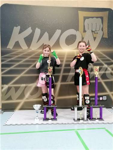 LuisaRiehl und Liv Bender nach Siegen.