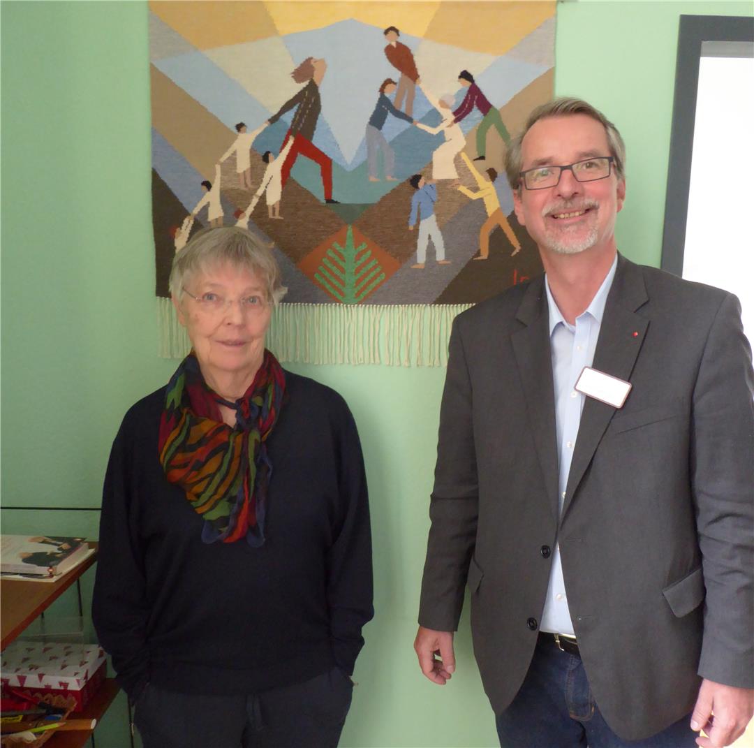 Gobelin-Ausstellung von Webmeisterin Luise Ratmann