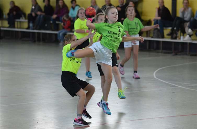 Lukah Braun bei einem ihrer 7 Tore. privat