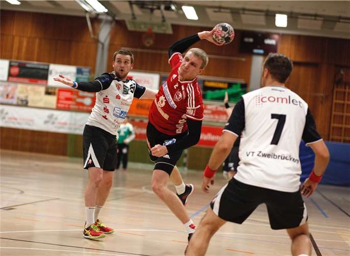 Lukas Hertz zeigte gegen die VTZ Saarpfalz eine starke Leistung.privat