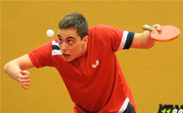 Lukas Kalt, zuverlässiger Punktelieferant im mittleren Paarkreuz. Foto: M. Schreiber