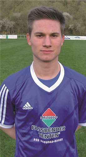 Lukas Knelke, der OASF-Toptorjäger erzielte 3 Treffer.privat