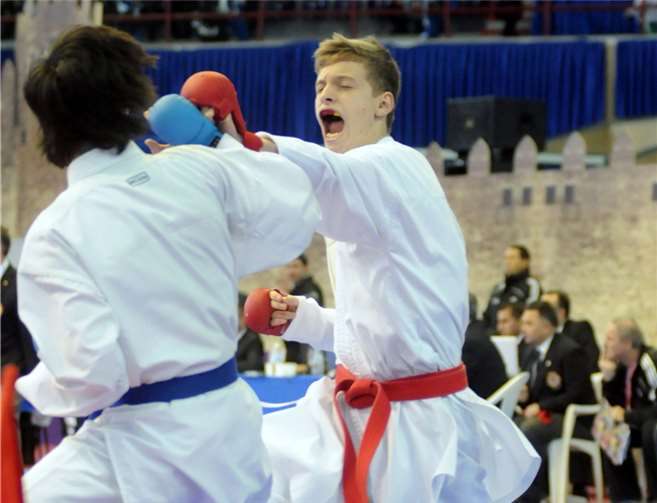 Lukas Siebel bei der EM 2012 in Baku/Aserbaidschan.Fotos: privat