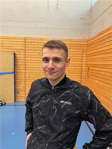 Lukas vor seinem Sieg.