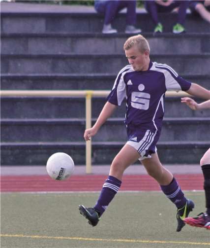 Luke Huther sorgte kurz vor Schluss mit seinem Treffer zum 2:0 für die Entscheidung.privat