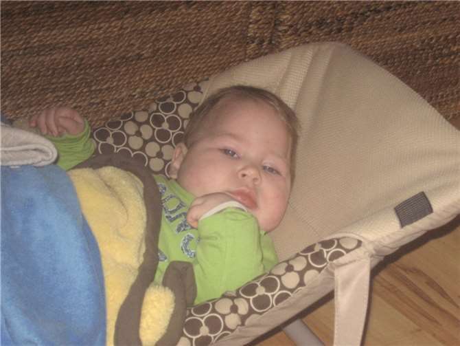 Luke ist inzwischen zwei Jahre alt und wird Zeit seines Lebens auf Hilfe angewiesen sein.Privat