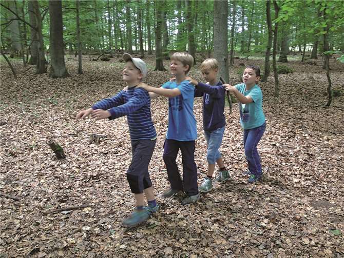 Lustige Spiele bereiteten den Kindern viel Spaß.