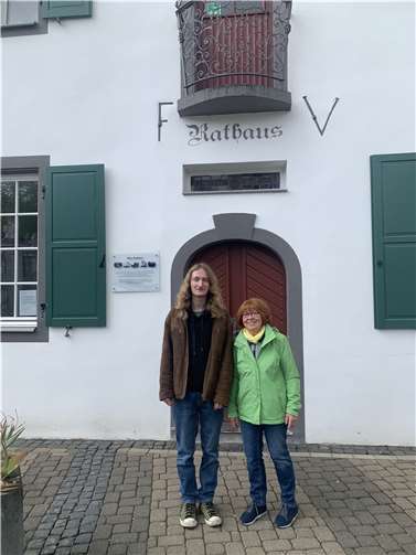 Lutz Keßler und Ursula Dillschnitter  Foto: FWG Neuwied