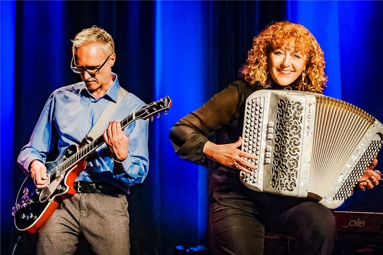 Lydie Auvray (mitte), Markus Tiedemann (links), Eckes Malz (rechts)