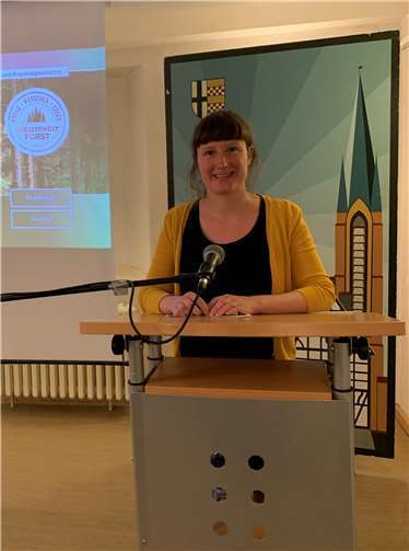 MA Andrea Graf moderierte die Filmvorführung. Foto: privat