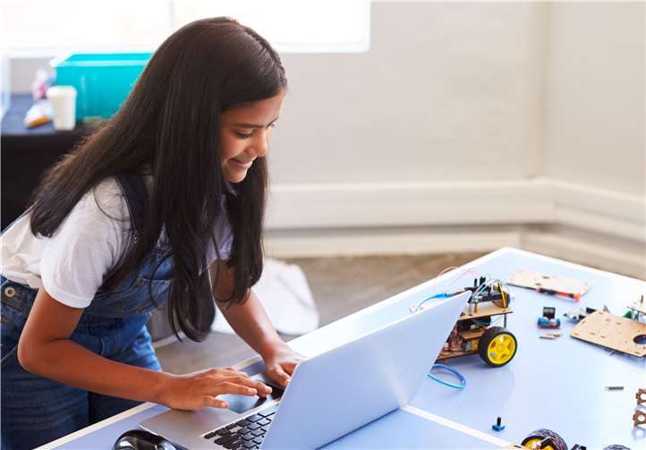 MINT-Begeisterung geht nicht nur in Präsenz. Das digitale MINT-Pfingstferienprogramm ermöglicht den teilnehmenden Mädchen unter anderem Einblicke in die wunderbare Welt der angewandten Naturwissenschaften und Technik.Quelle: Kreisverwaltung Neuwied