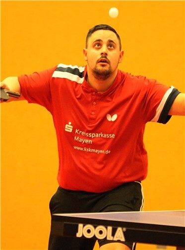 Mac Munk siegte in seinen zwei Einzeln und im Doppel mit Daniel Dechert. Foto: M. Schreiber