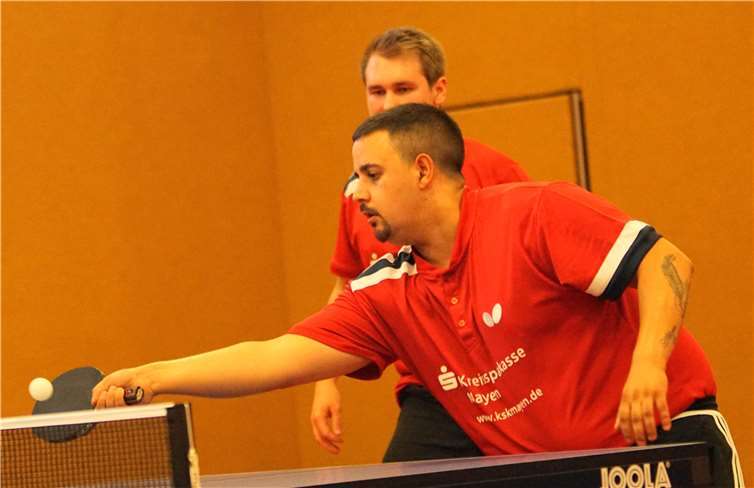 Mac Munk (vorn) und Daniel Dechert sorgten für den Doppelpunktgewinn.Foto: M.Schreiber