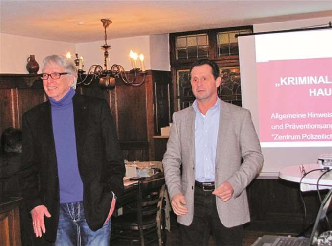 „Machen Sie es den Dieben und Betrügern schwer“, lautete die Devise.privat