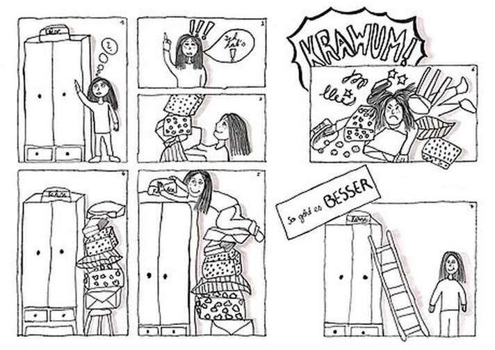 Madlia Theisen, aus der Klasse 6d der IGS Maifeld, überzeugte die Jury mit ihrem selbst gezeichneten Comic. Foto: IGS Maifeld